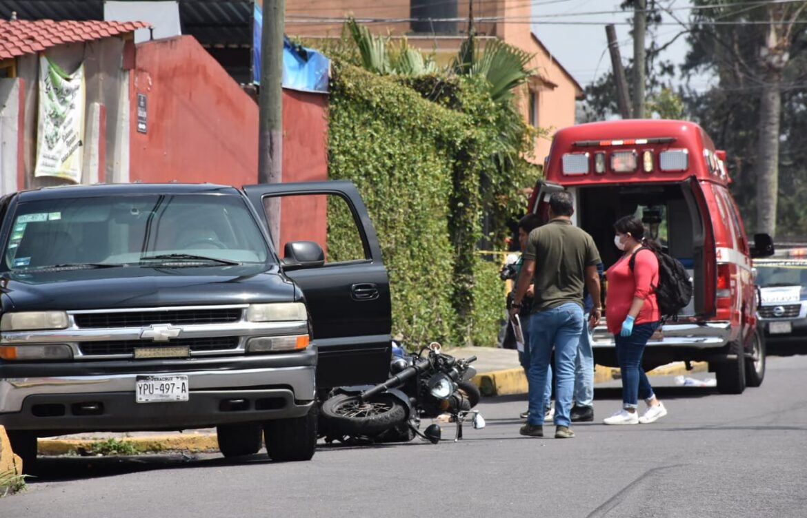 Un fallecido y dos lesionados deja choque de dos motocicletas en Orizaba