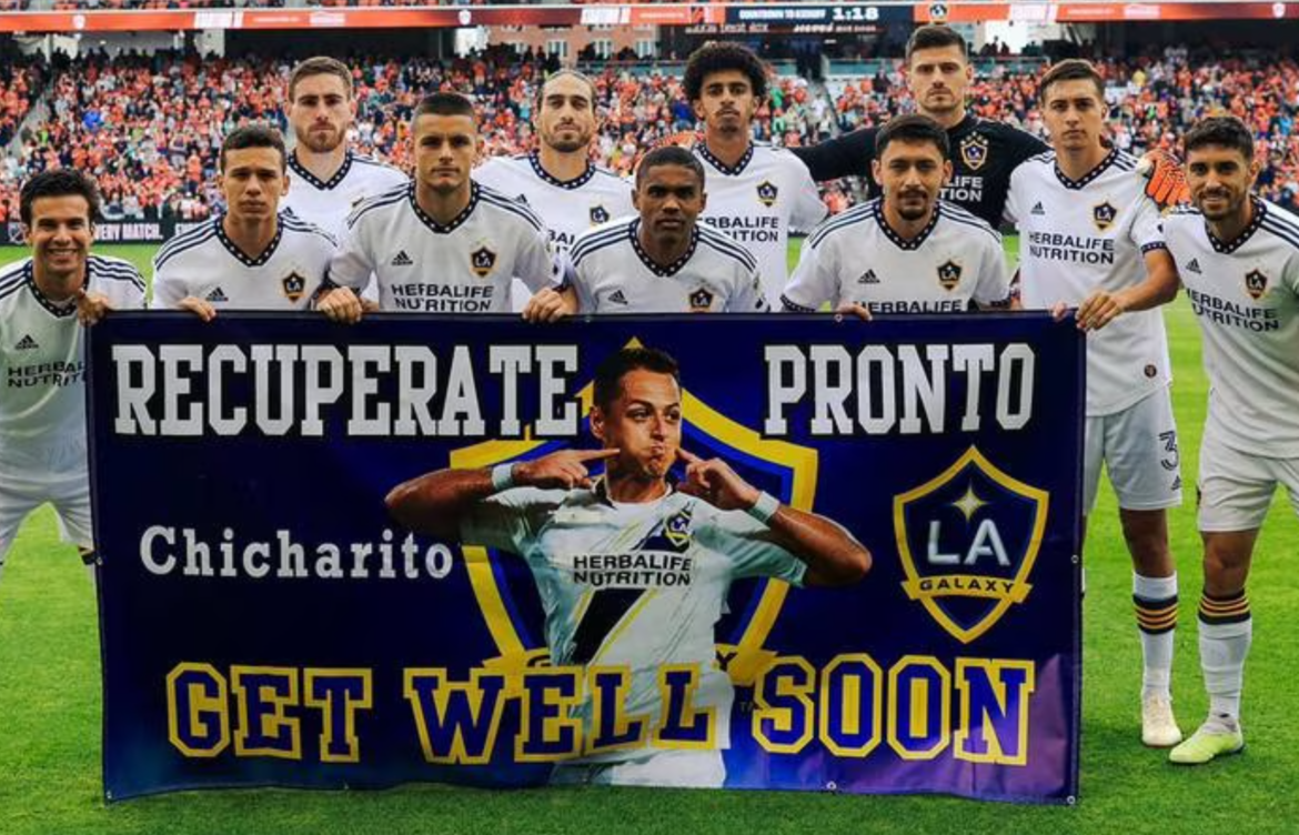 LA Galaxy mandó mensaje de apoyo a Chicharito Hernández por su lesión, previo a juego de MLS
