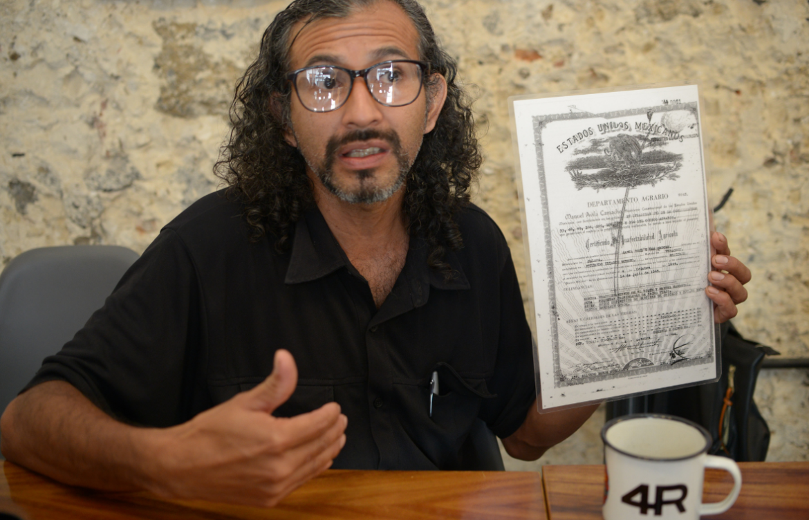 SIOP construye edificio del Cobaev en bosque de niebla de propiedad privada, denuncian