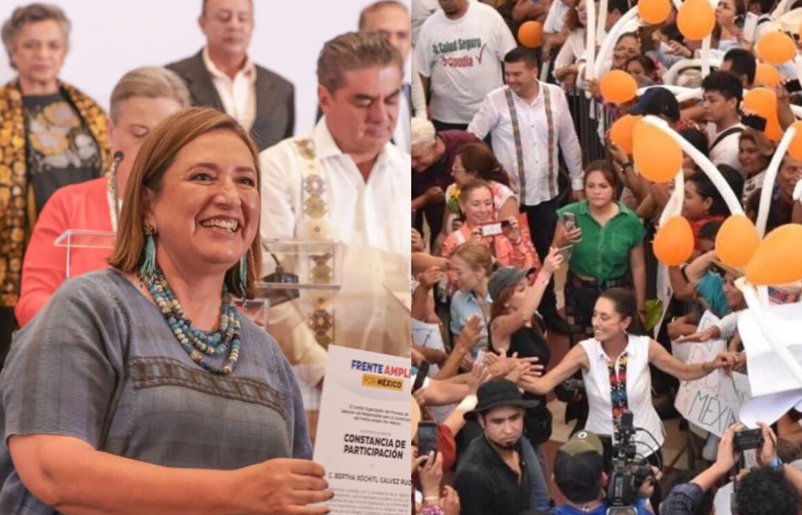 Claudia Sheinbaum y Xóchitl Gálvez en Veracruz, ¿Cruzaron agendas?