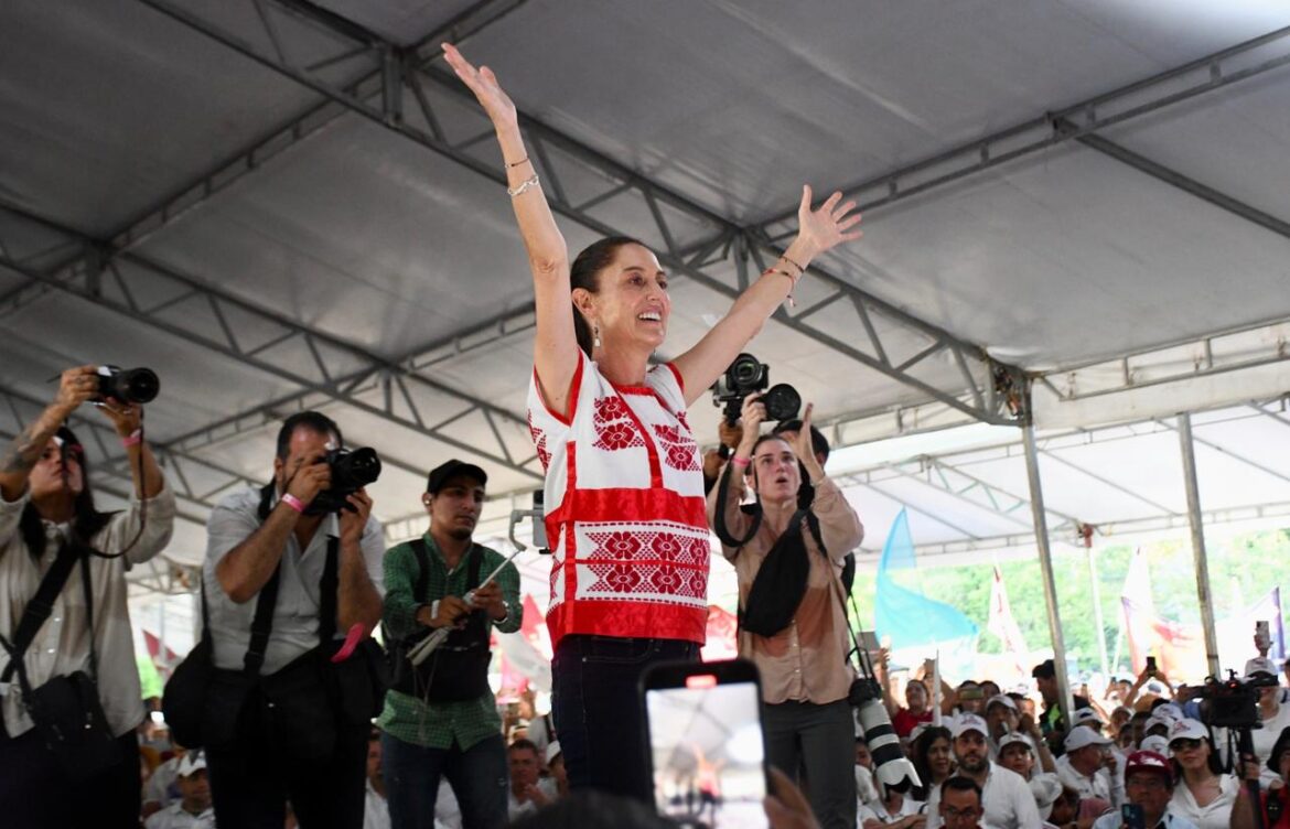 Claudia Sheinbaum visitó el Puerto de Veracruz