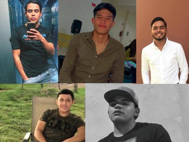 Filtran supuesta foto de los 5 jóvenes desaparecidos en Jalisco