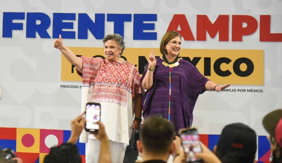 Xóchilt vence a Beatriz en el segundo sondeo del Frente