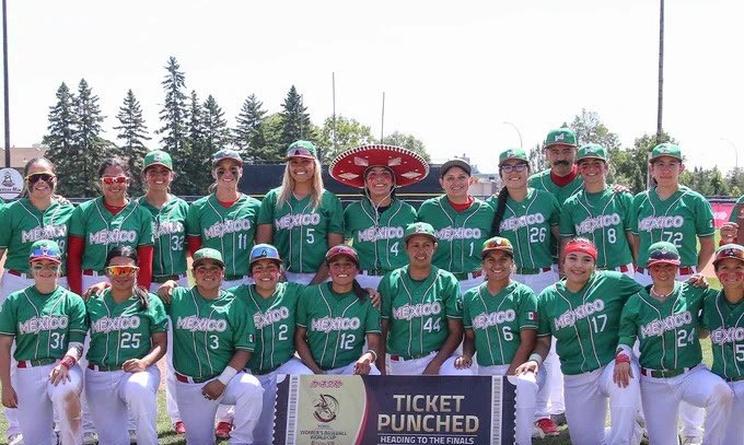 Selección azteca pasa a final de Mundial Femenil de Béisbol