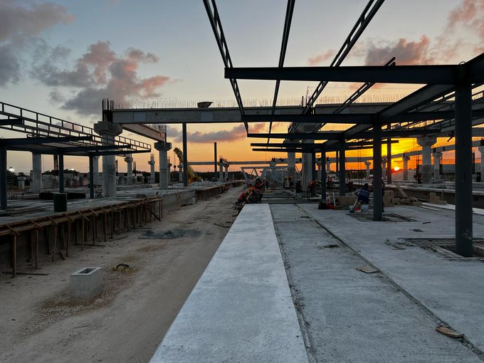 Tramo 1 de Tren Maya cuenta con 185 kilómetros de vía terminada