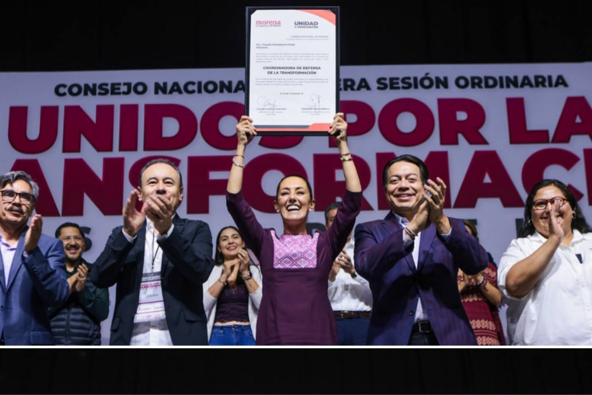 Claudia es nombrada coordinadora de defensa de la 4T