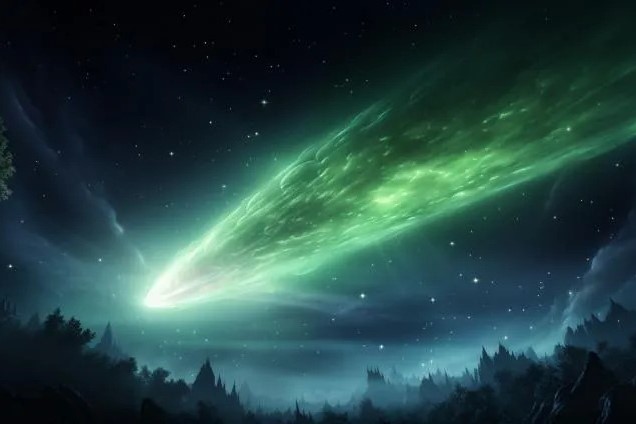 Un cometa verde pasará cerca de la Tierra y será visible por única vez en la vida