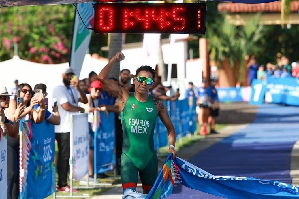 Busca Aram Peñaflor puntos para clasificar a JO en Triatlón Veracruz 2023