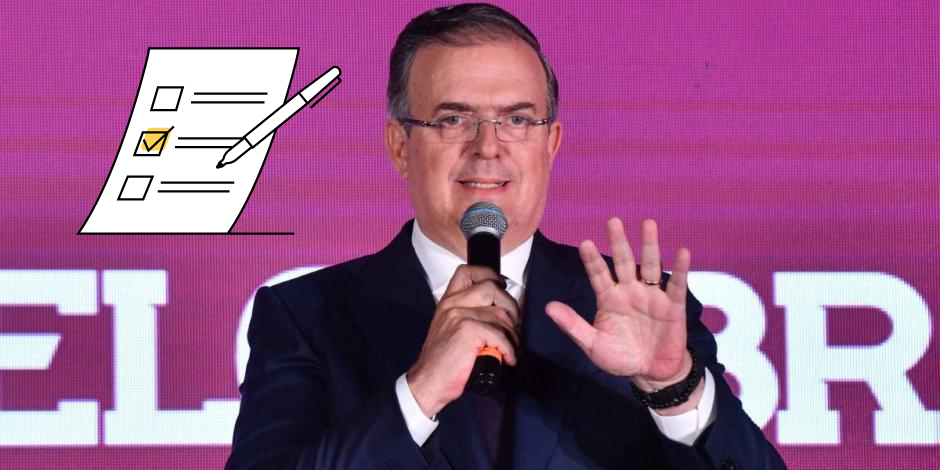Ebrard asegura que aparecerá en la boleta de 2024