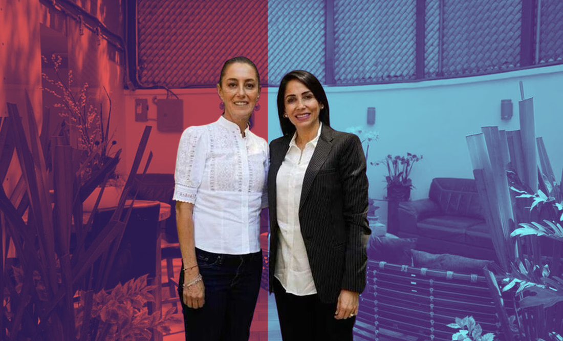 Se reúnen las aspirantes presidenciales Claudia Sheinbaum y Luisa González