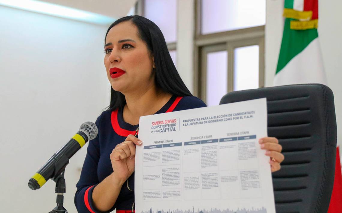 Sandra Cuevas buscará contender por la jefatura de la CDMX