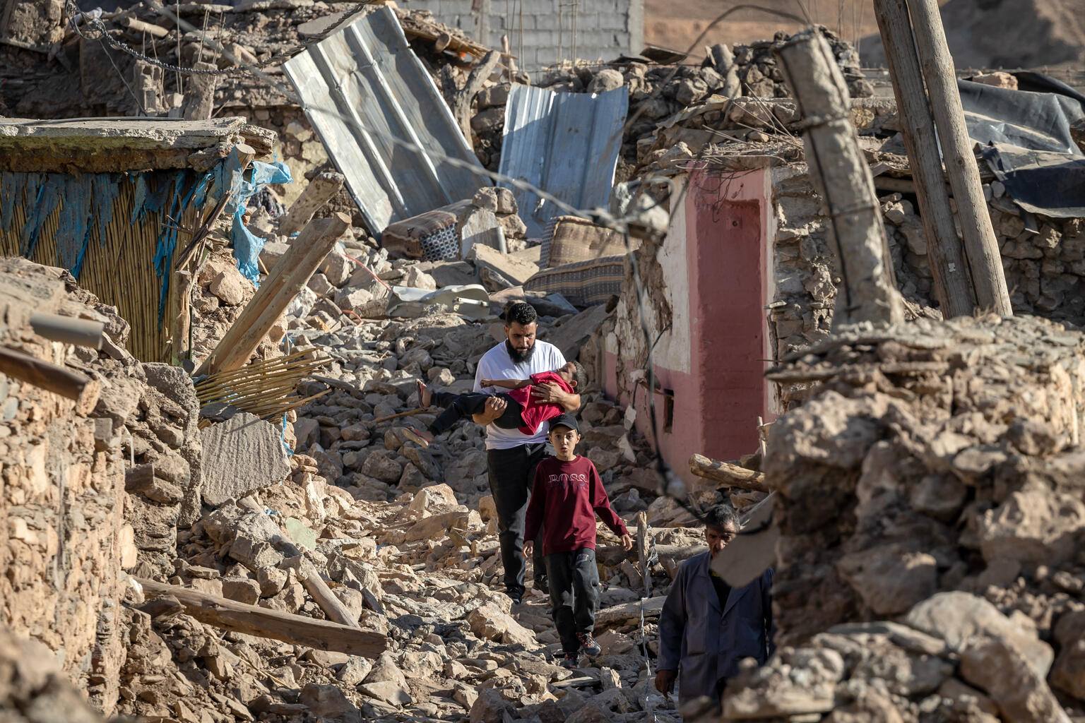 Terremoto afectó a 100 mil niños en Marruecos: Unicef