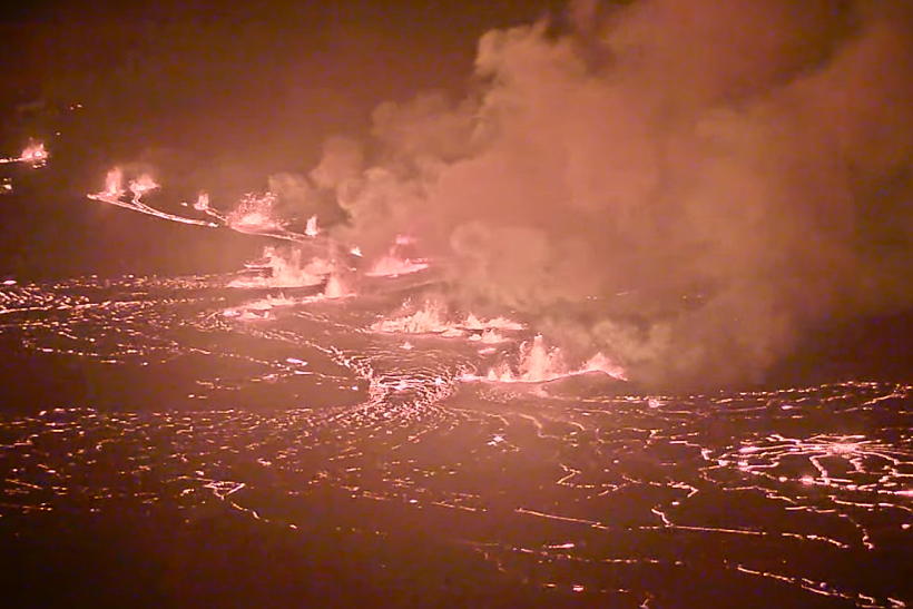 Volcán Kilauea hace erupción de nuevo
