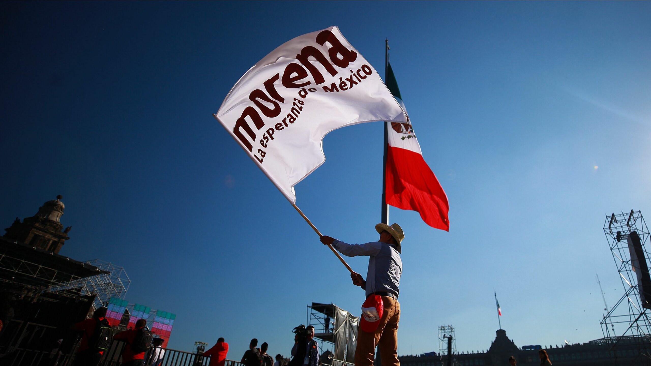 Morena aventaja con un 53 % las preferencias rumbo a 2024