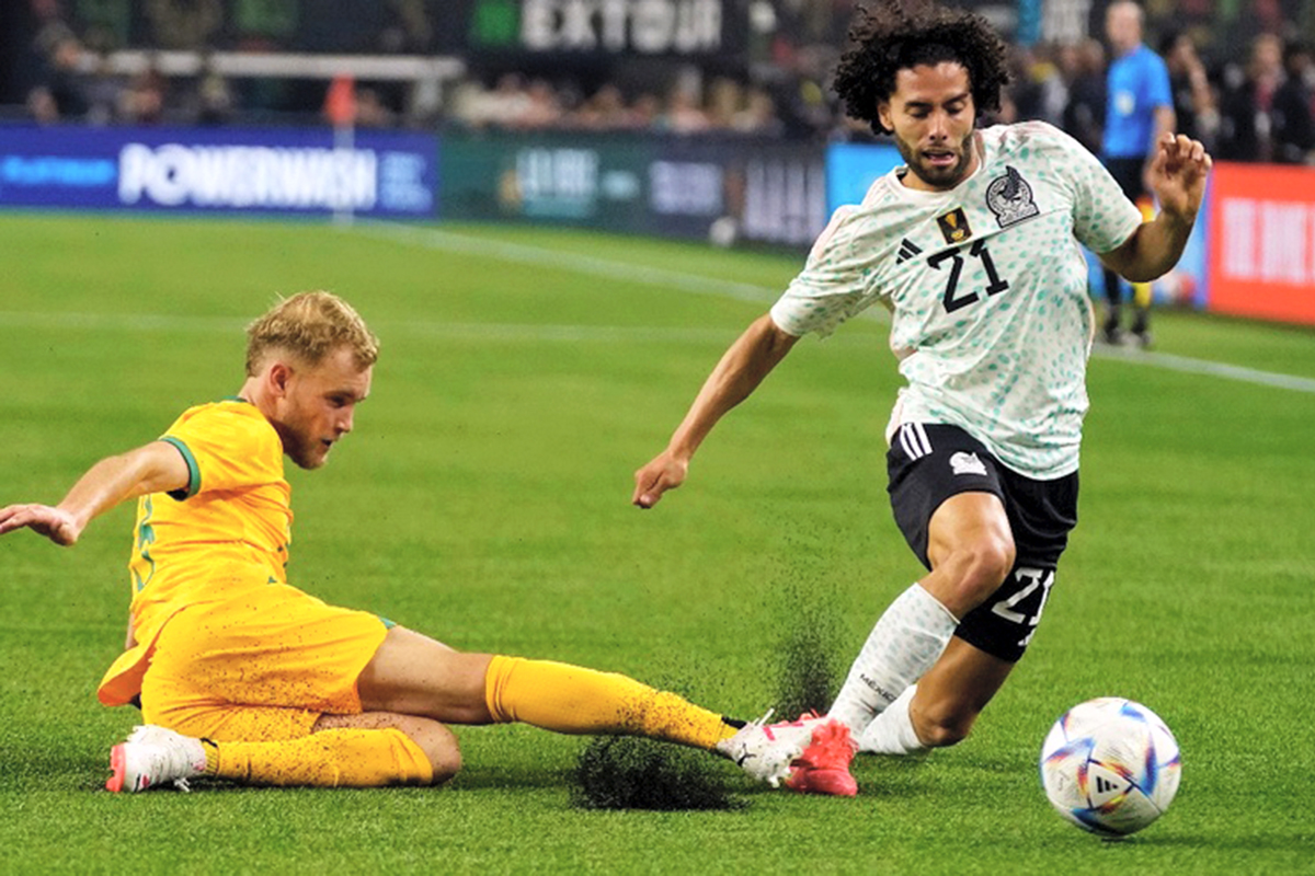 Gol del ‘Chino’ Huerta rescató a la Selección Mexicana ante Australia