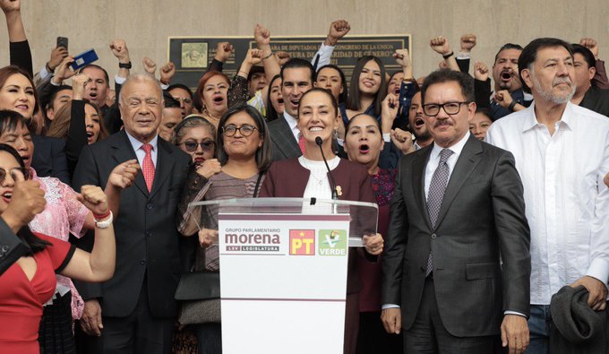 Simpatizantes de Ebrard se ausentan de reunión de Sheinbaum con diputados de Morena, PT y Verde