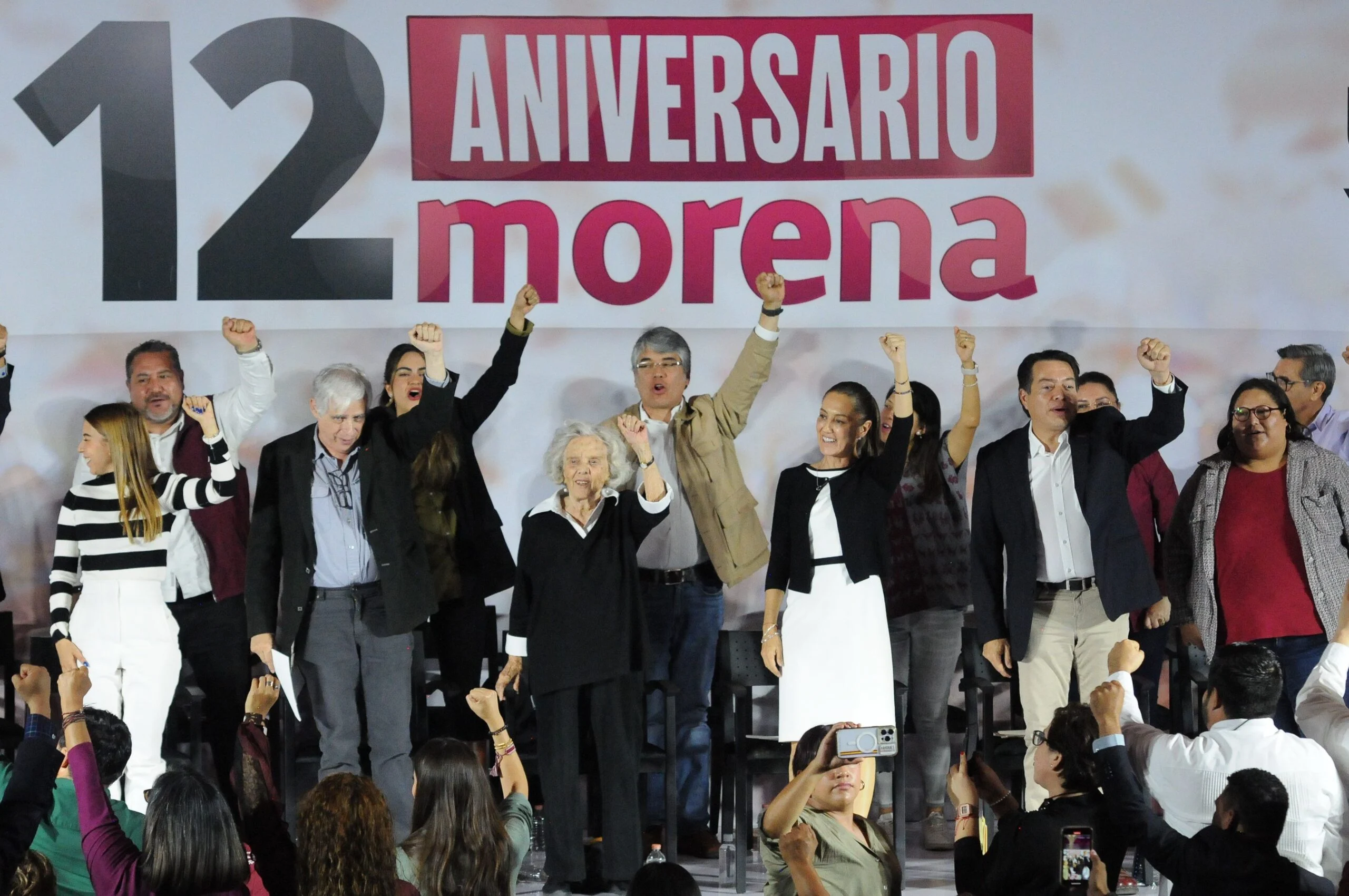 Rememora y celebra Morena 12 años de su creación