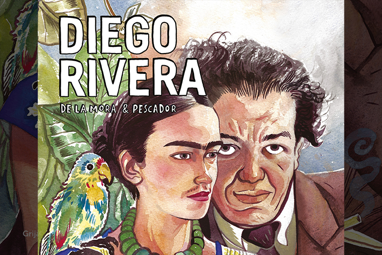 Revela cómic el verdadero amor de Diego Rivera