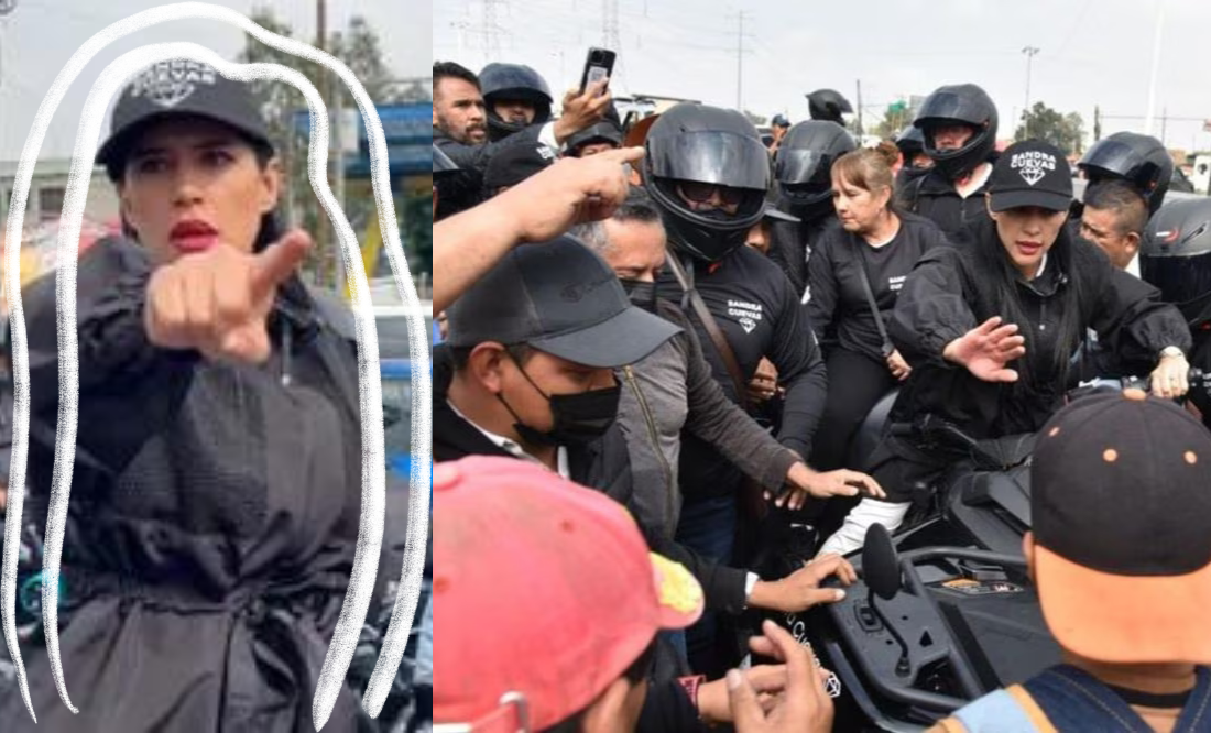 Denuncia Sandra Cuevas agresiones en su primer día de recorrido por la CDMX