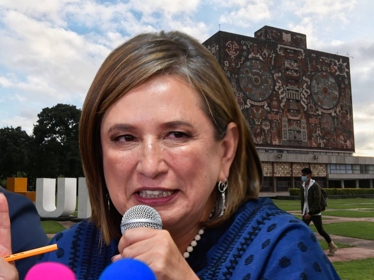 Xóchitl Gálvez comparece ante la UNAM para acreditar su titulación por supuesto plagio