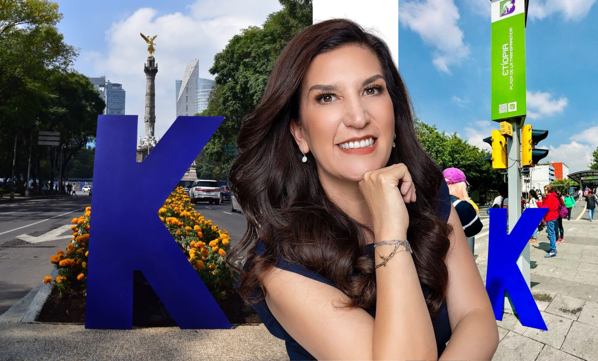 Kenia López despliega promoción en busca de jefatura de CDMX