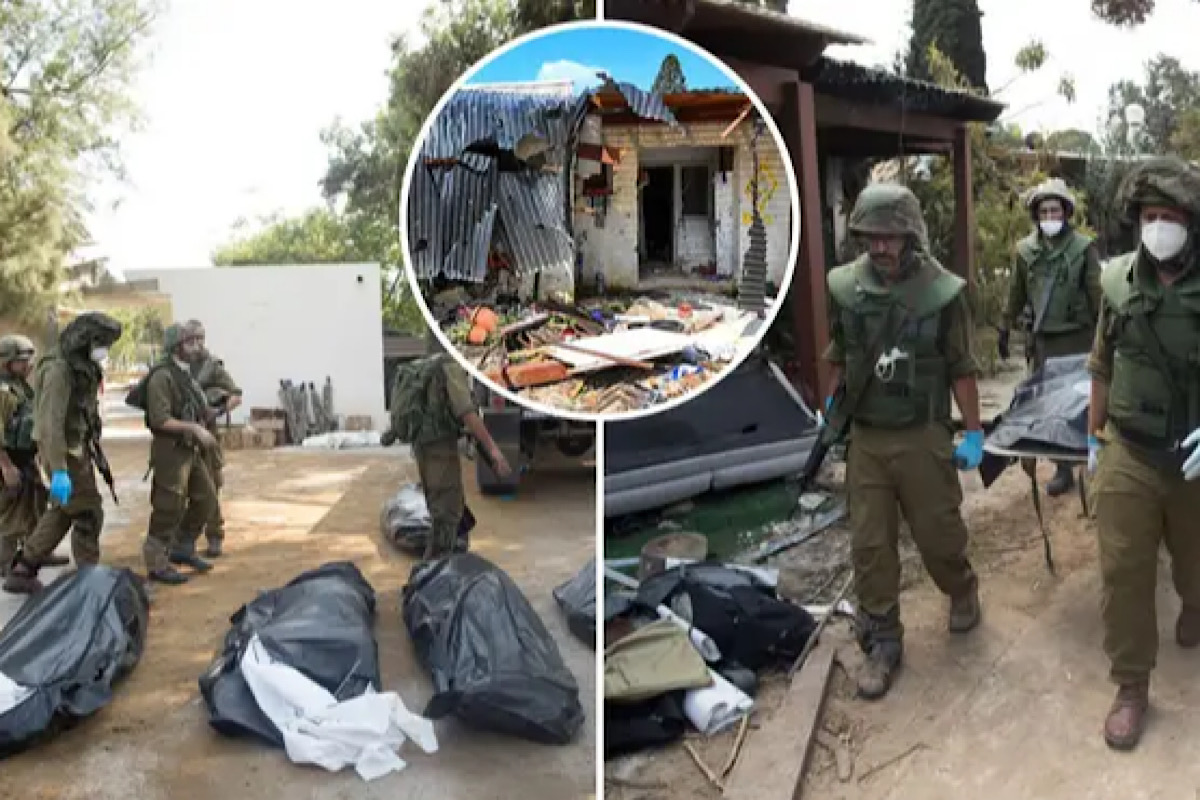 Israel muestra a la prensa internacional el terror de Hamás en el kibutz de Kfar Aza