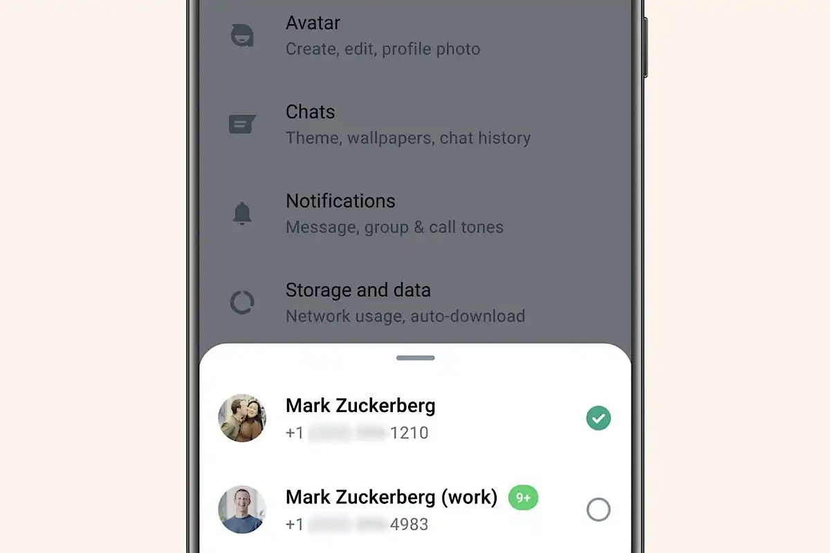WhatsApp permitirá tener dos cuentas en un mismo móvil