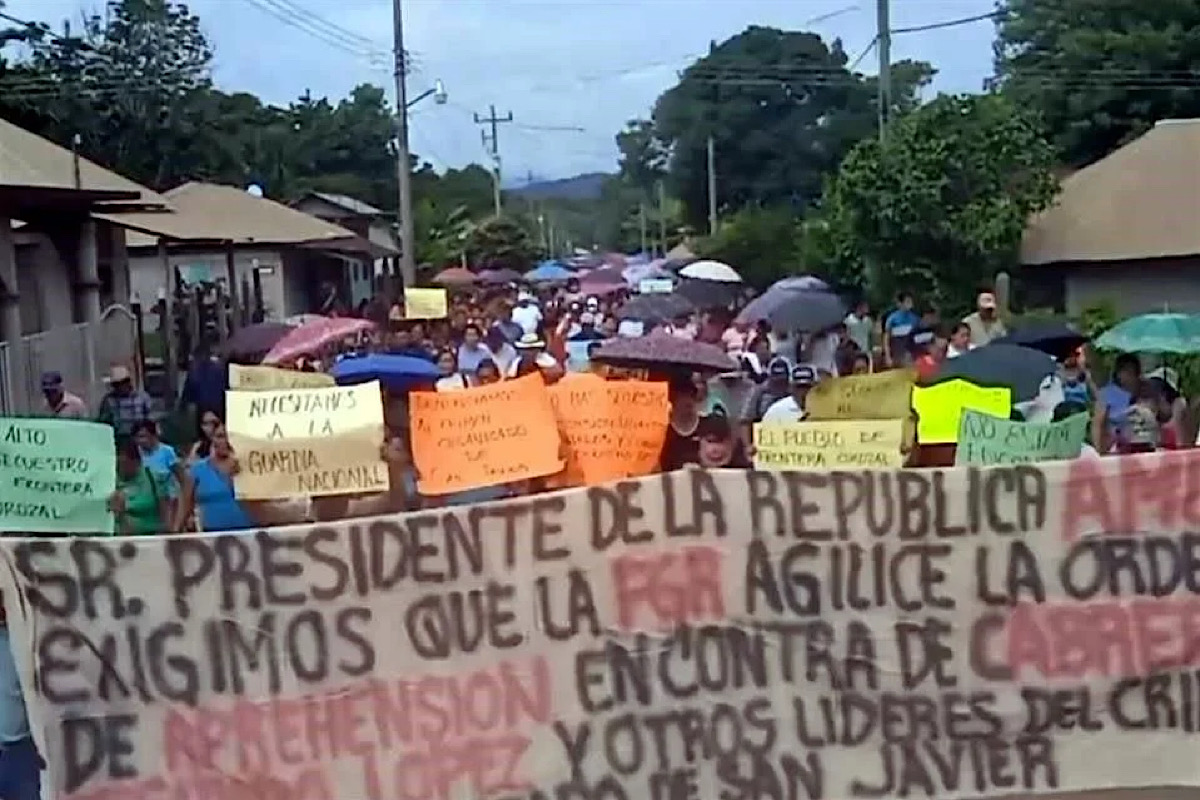 ¡No queremos morir! Dicen en marcha en la selva Lacandona; exigen seguridad al gobierno