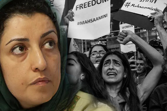 Dan Premio Nobel de la Paz a Narges Mohammadi, iraní presa que lucha por las mujeres