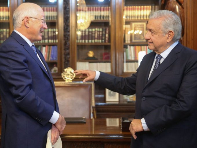 AMLO sostiene reunión con funcionarios de EU; dialogarán sobre migración y combate al fentanilo