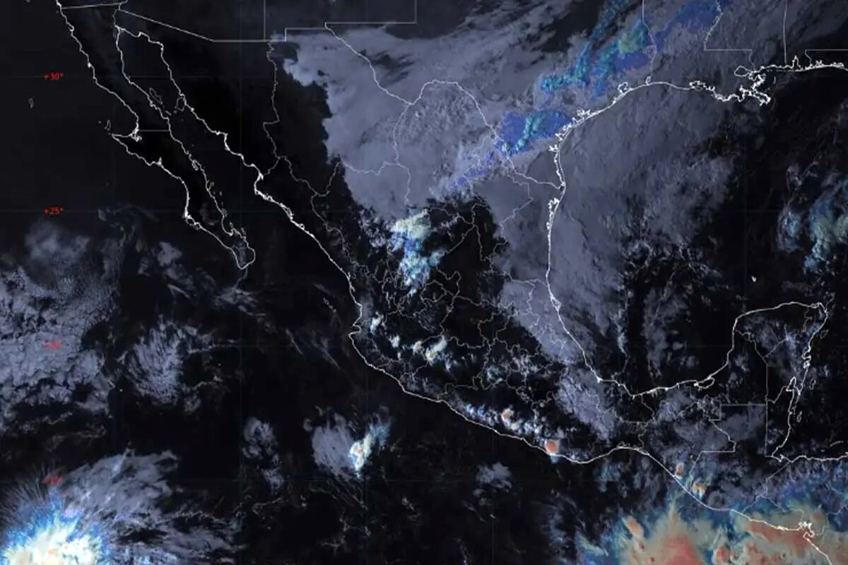 Conagua prevé lluvias torrenciales en ocho estados por frente frío, aire polar y tormenta