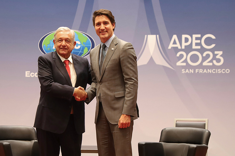 AMLO y Trudeau hablan sobre migración e inversión; ‘somos como hermanos’, dice presidente mexicano