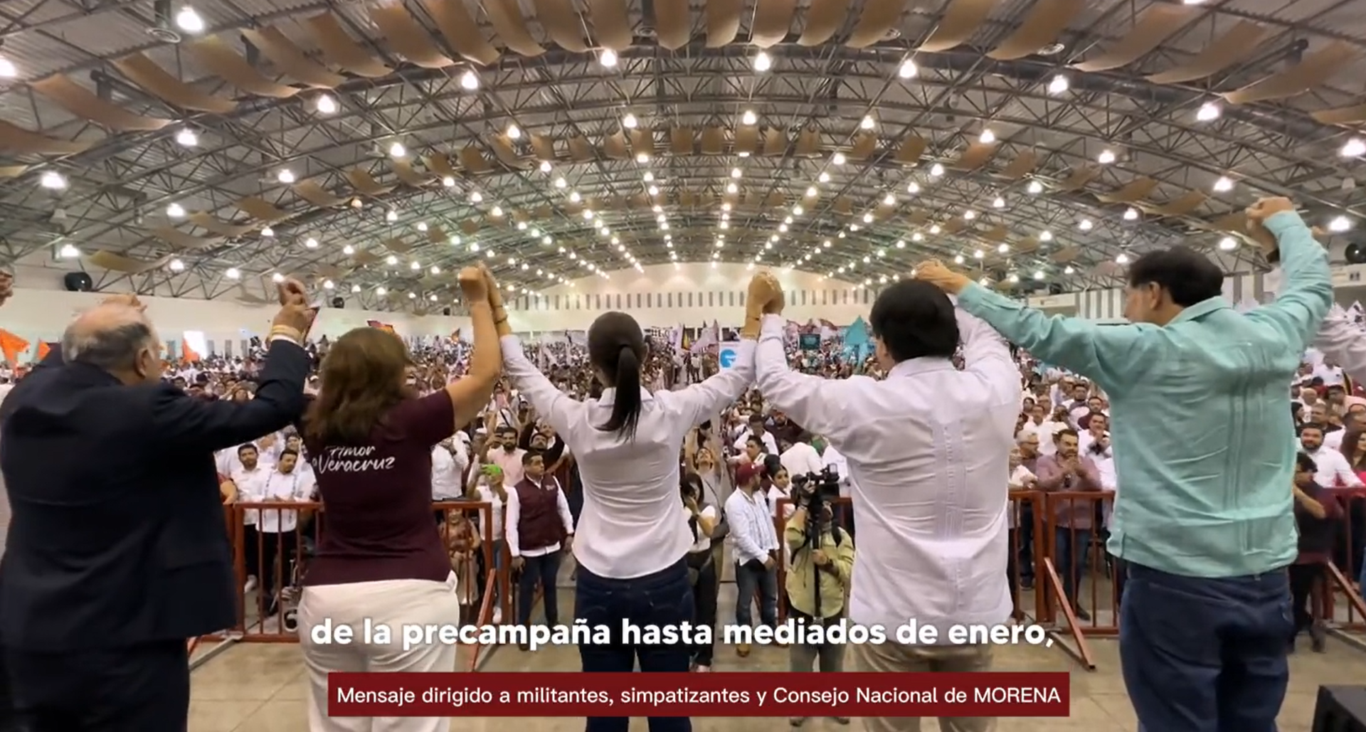 Arranca precampaña de Sheinbaum en Veracruz