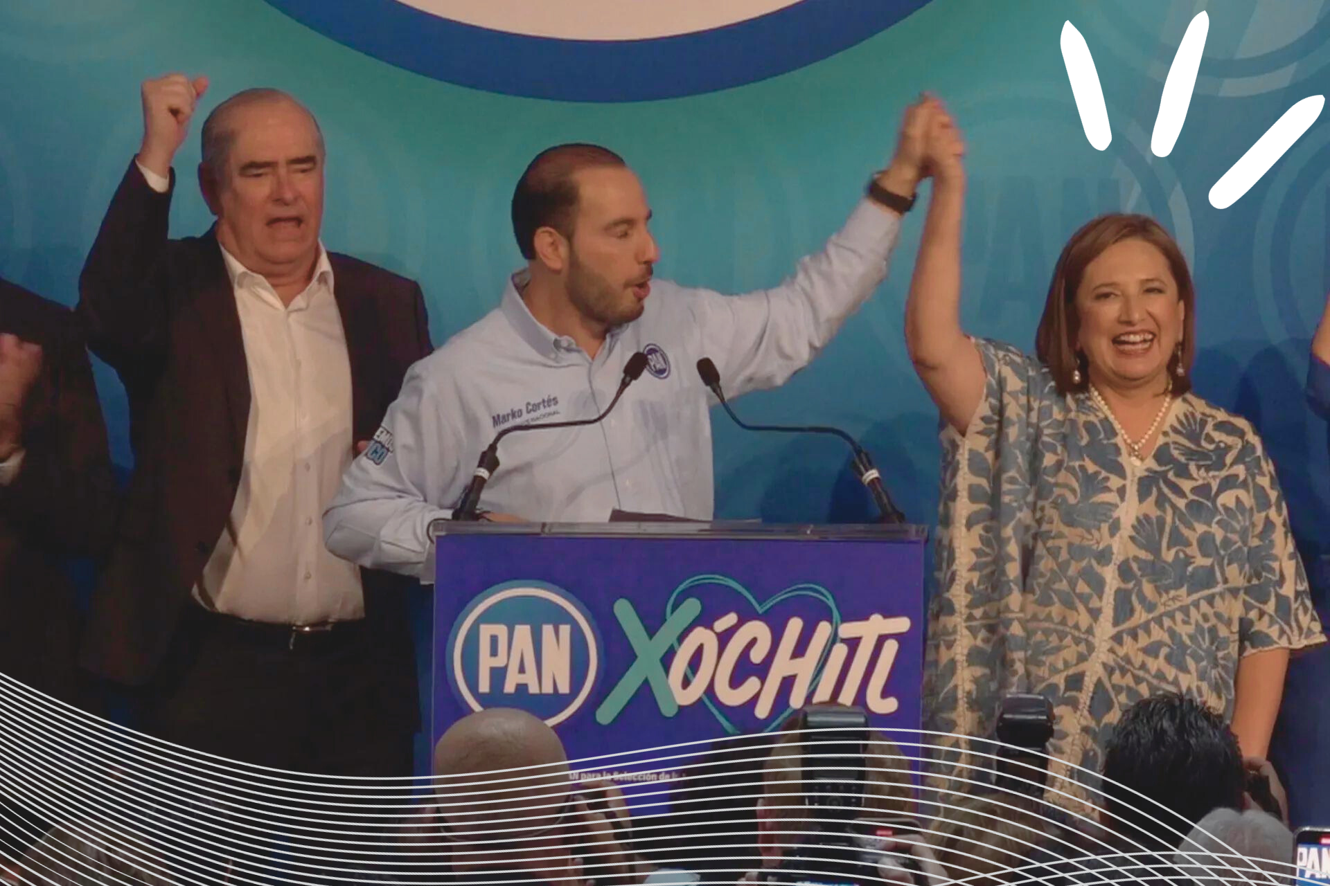 Xóchitl registra su precandidatura presidencial del PAN