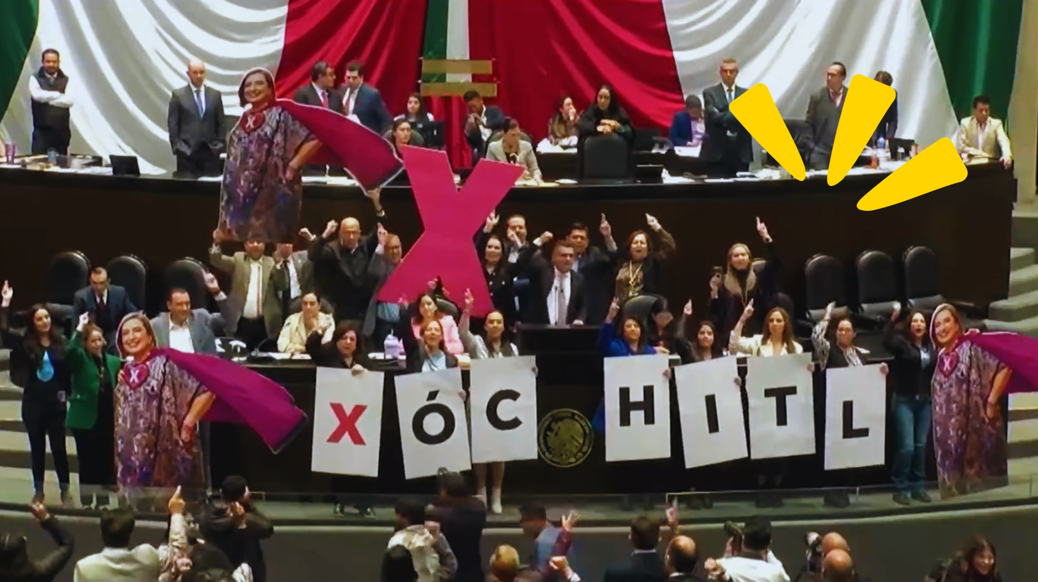 ¿Súper Xóchitl? Así la presumen diputados