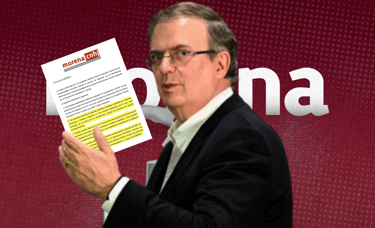 Revela Ebrard dictamen de Morena sobre su queja