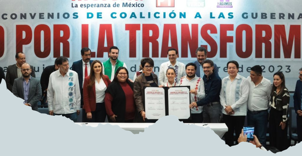 Morena ‘amarra’ alianza con PVEM y PT