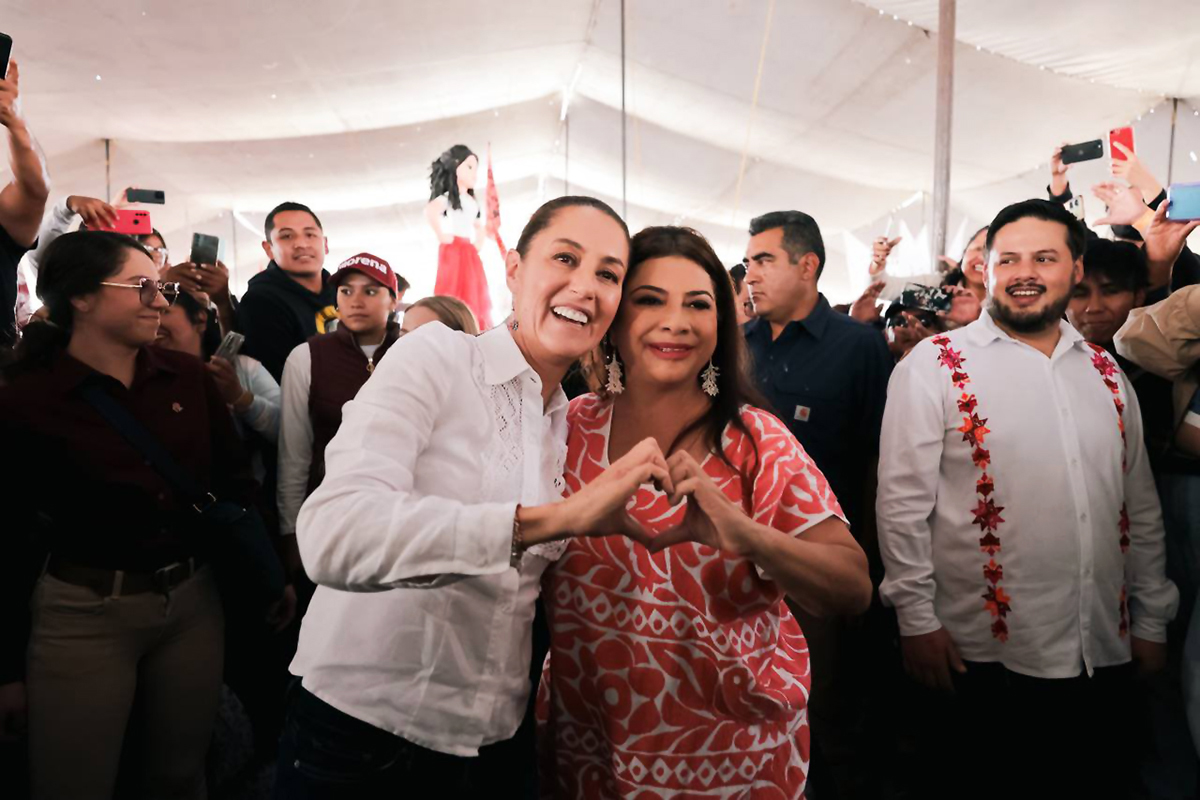 Ante miles de morenistas en Iztapalapa, Claudia destaca sus logros