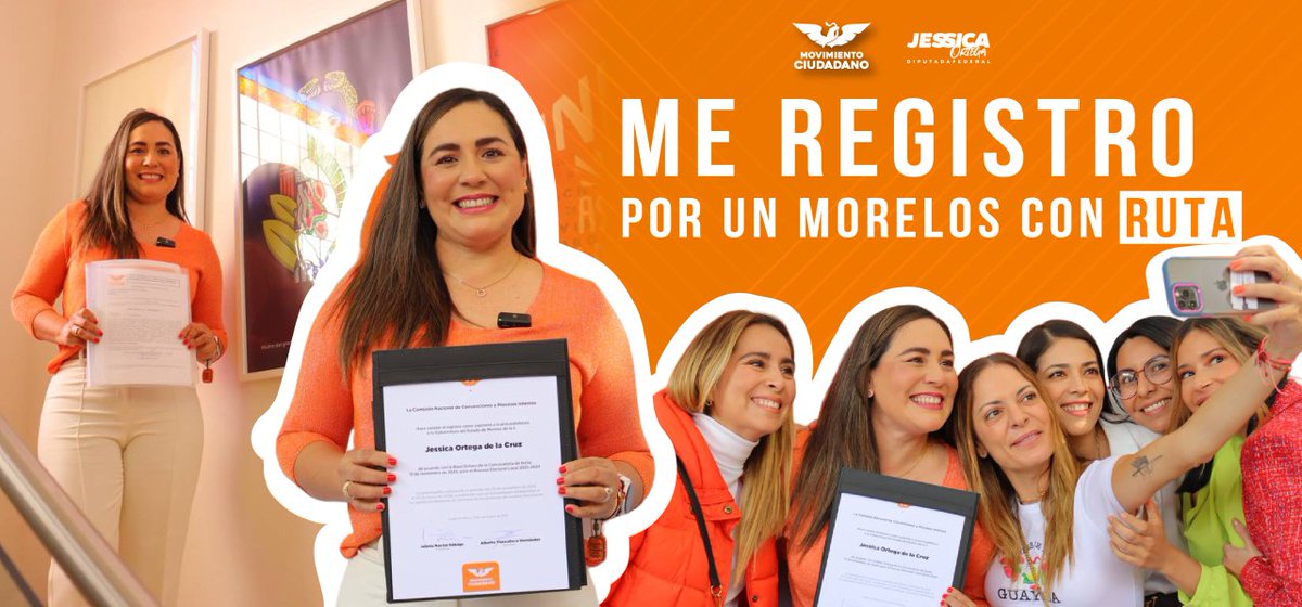 Jessica Ortega buscará la gubernatura de Morelos por MC