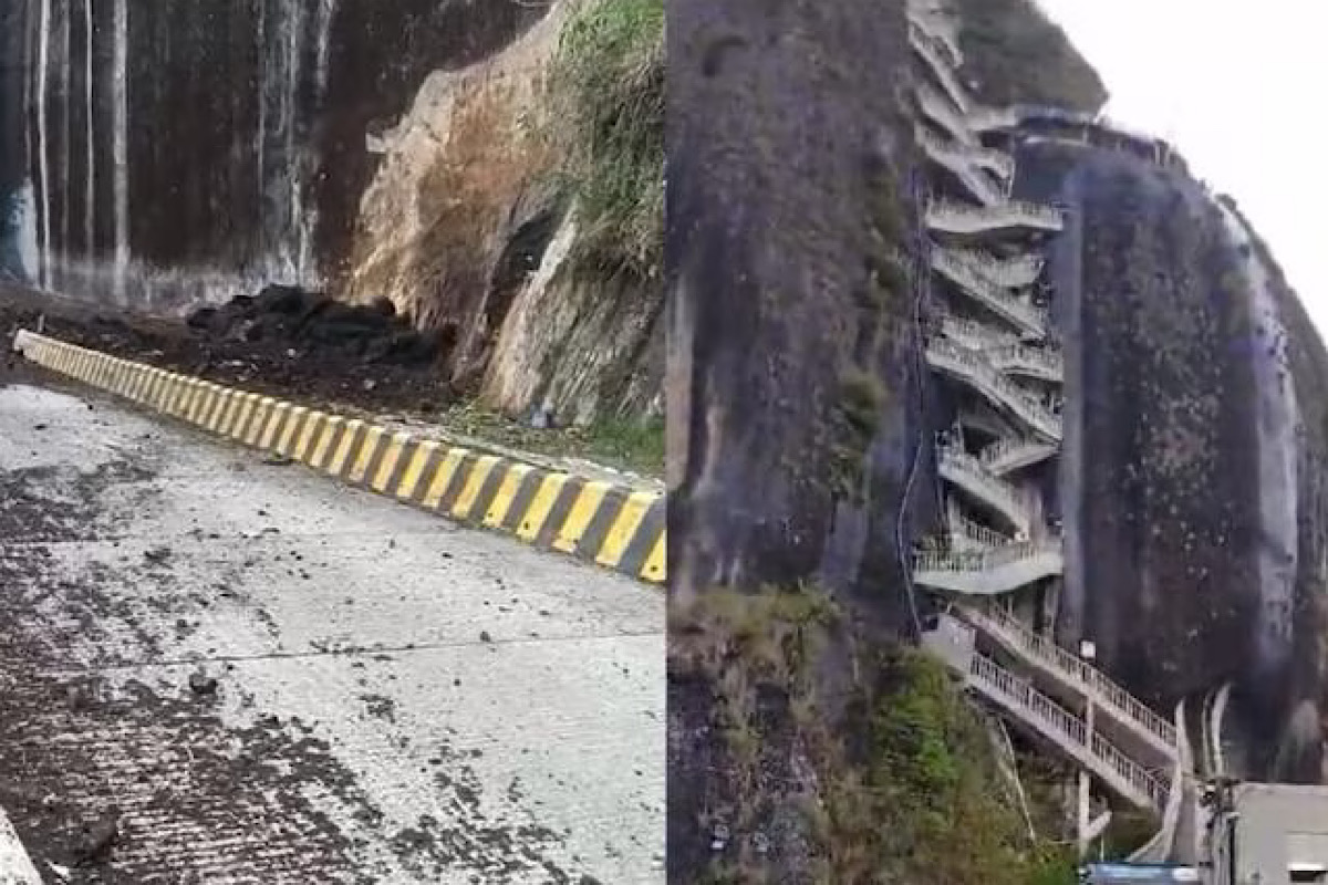 Desprendimiento de roca del Peñol de Guatapé: se registran varios lesionados