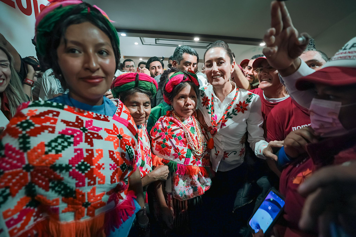 Claudia desde San Luis Potosí: ‘Vamos a arrasar en el 2024’