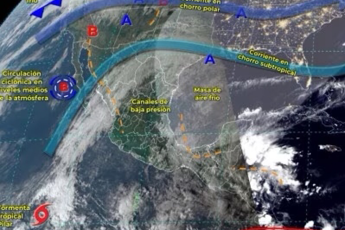 Frío, heladas y lluvias intensas pegarán en estas entidades entre lunes y jueves