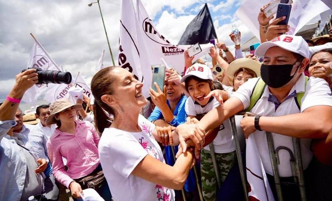 Con paso firme, gira de Sheinbaum