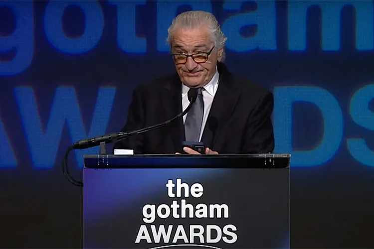 Acusa Robert De Niro censura de su discurso anti-Trump en Premios Gotham