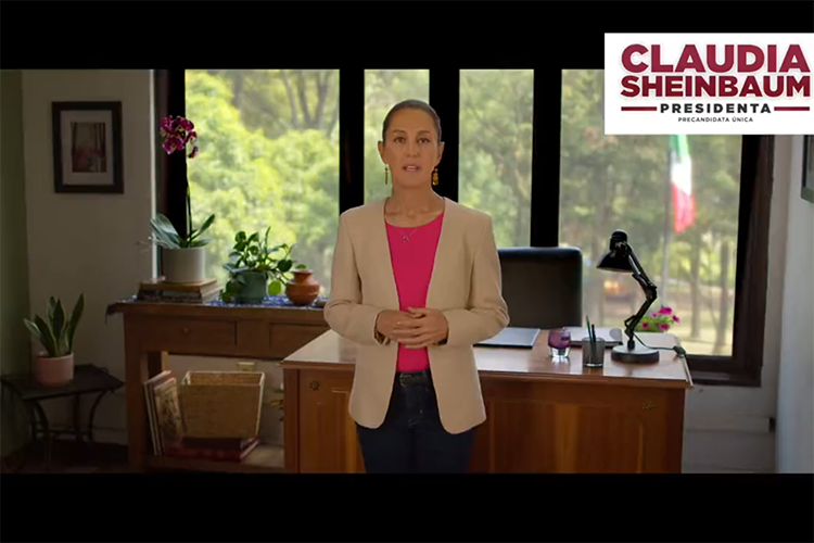 Claudia Sheinbaum estrena su segundo spot