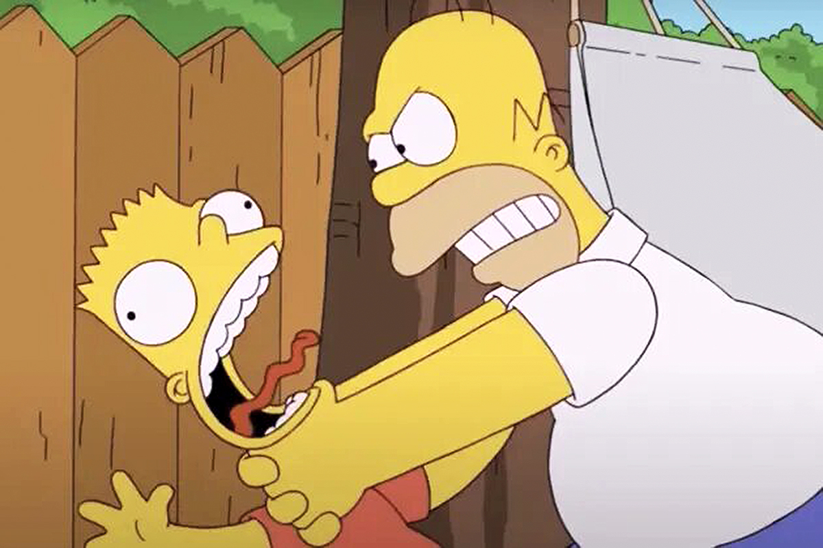 ¿Realmente ‘Los Simpson’ prohibió a Homer estrangular a Bart?