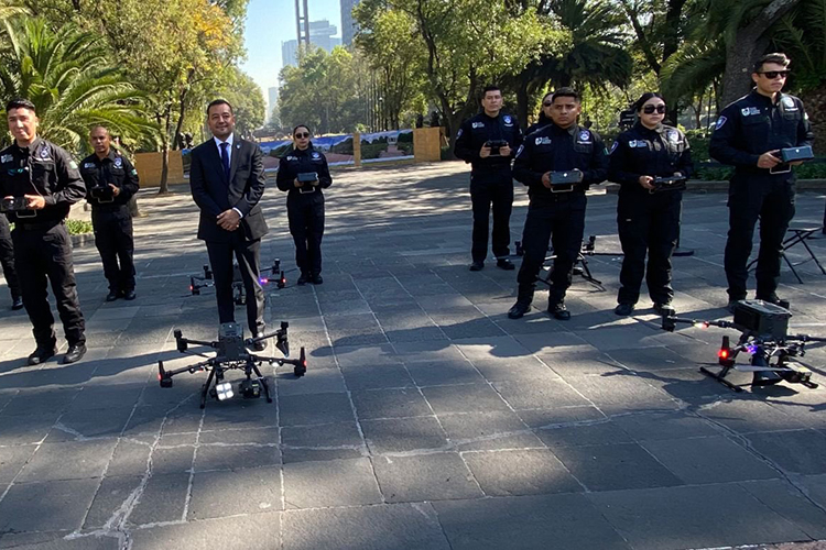 Vigilarán Ciudad de México con drones