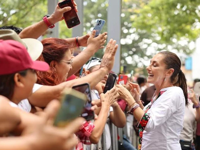 Sheinbaum presume unidad en su precampaña por Tabasco