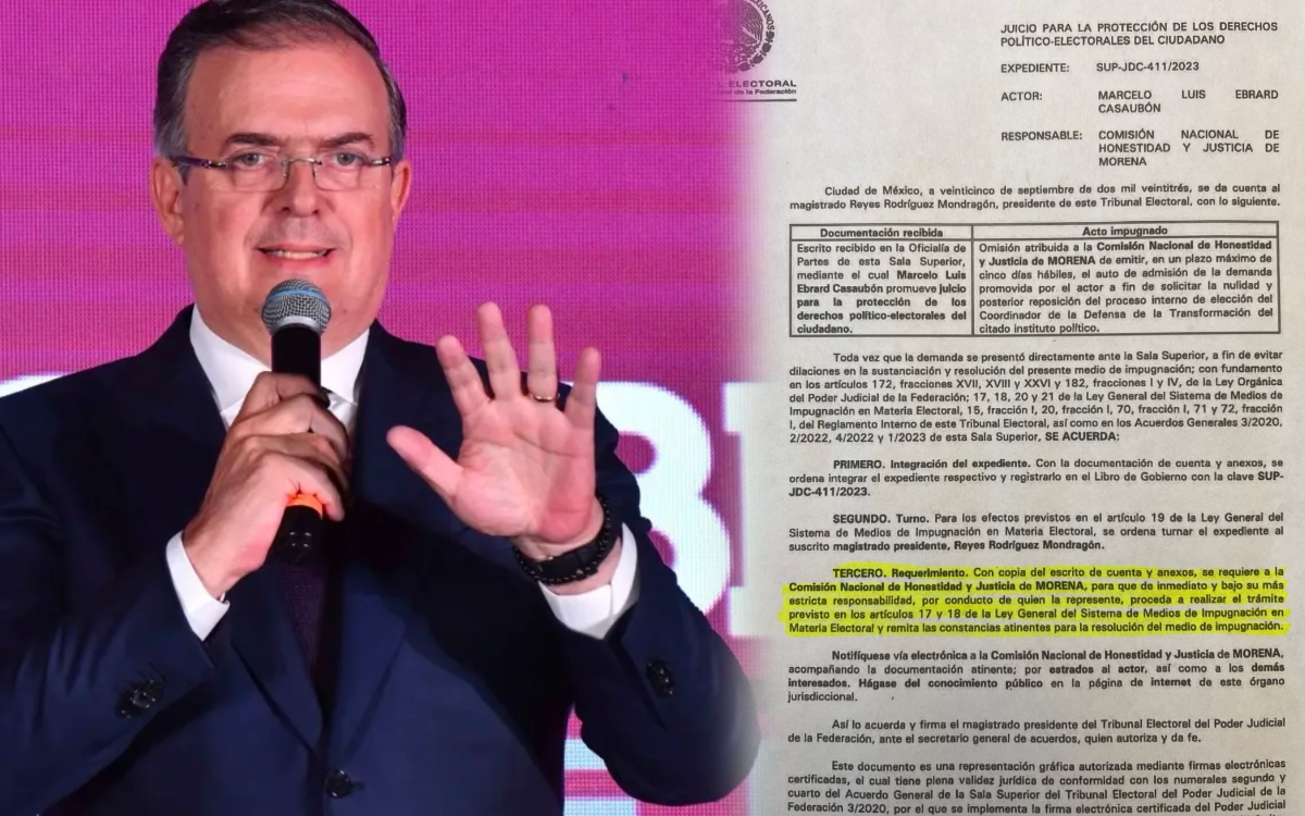 Morena rechaza reponer encuesta impugnada por Ebrard