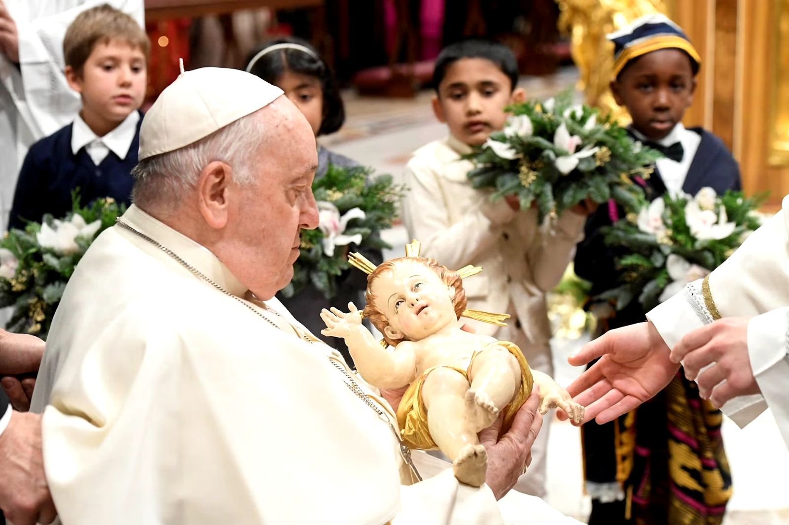 El papa Francisco pidió el fin de la guerra en Gaza y la liberación de los rehenes en su mensaje navideño